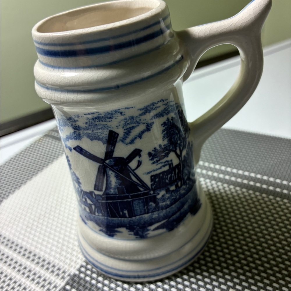 Blue and White Ceramic Windmill Art Set & salt & pepper set - Picture 5 of 8